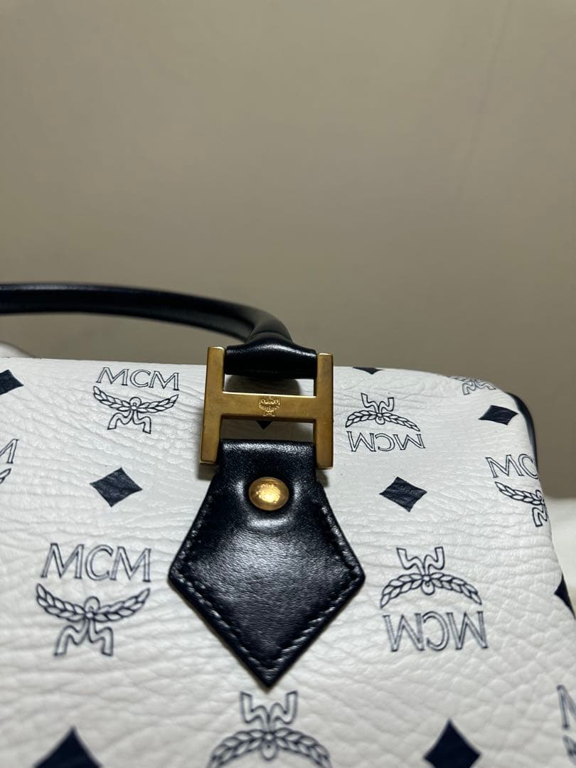 MCM ロゴプリント ハンドバッグ