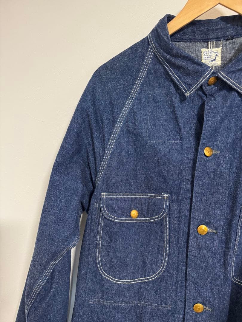 orSlow オアスロウデニムカバーオール ダークブルー