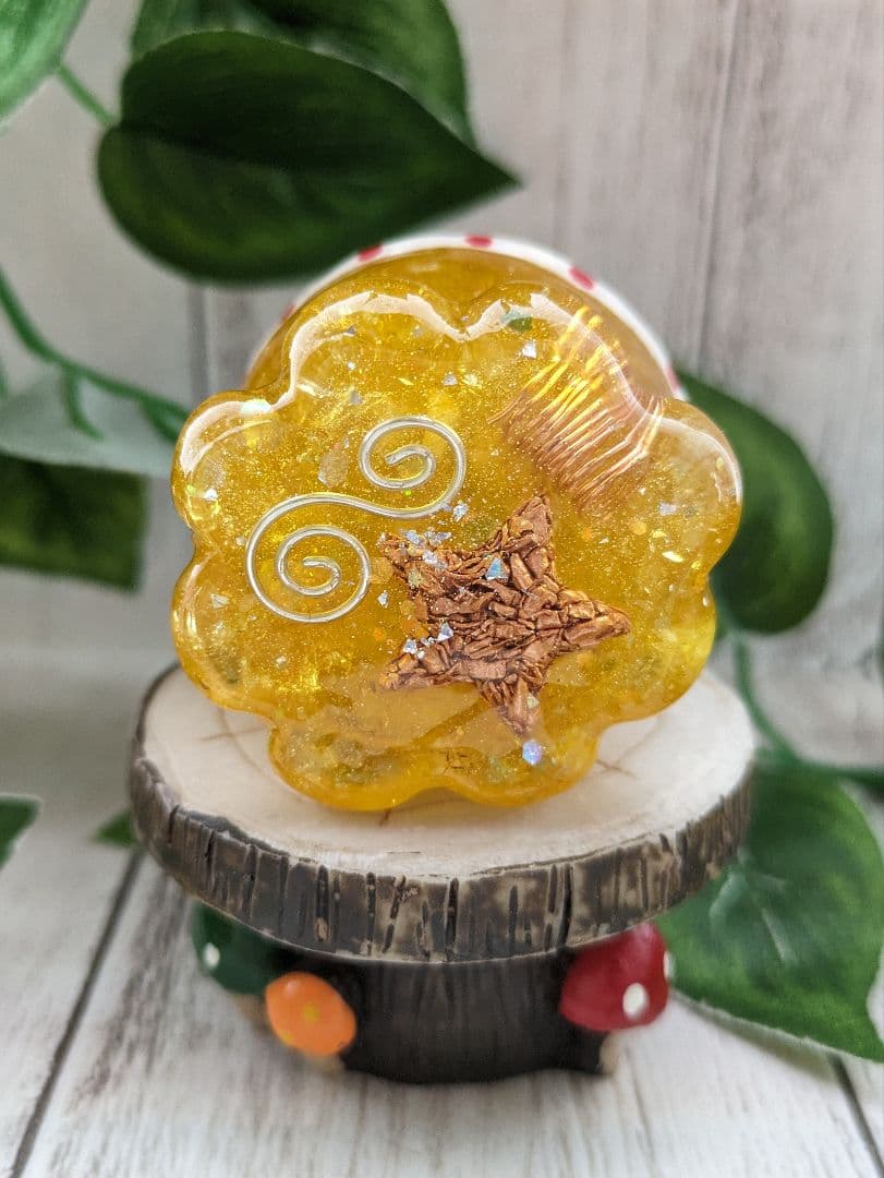 【めぐりん】まっきっきのたこちゃん形オルゴナイト☆他２点