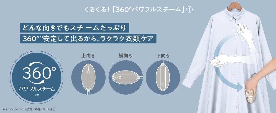 パナソニック 衣類スチーマー