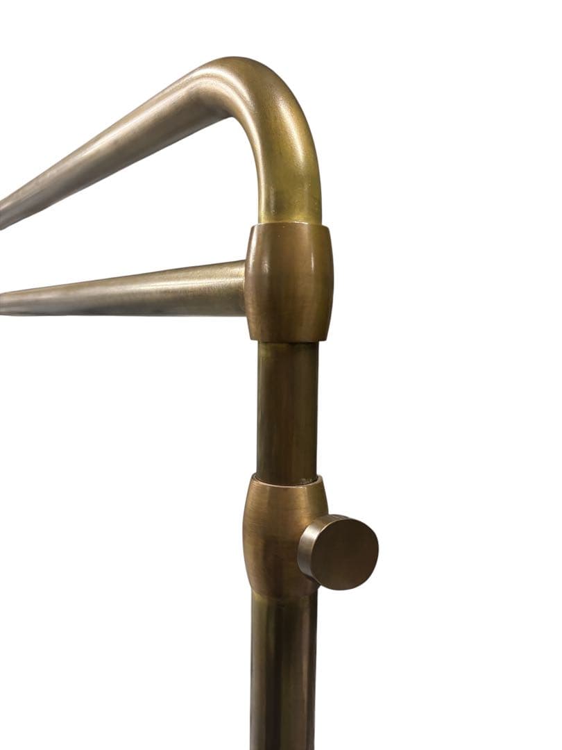 関東圏送料無料！西川金太郎 廃盤品 アンティーク真鍮ゴールドハンガーラック