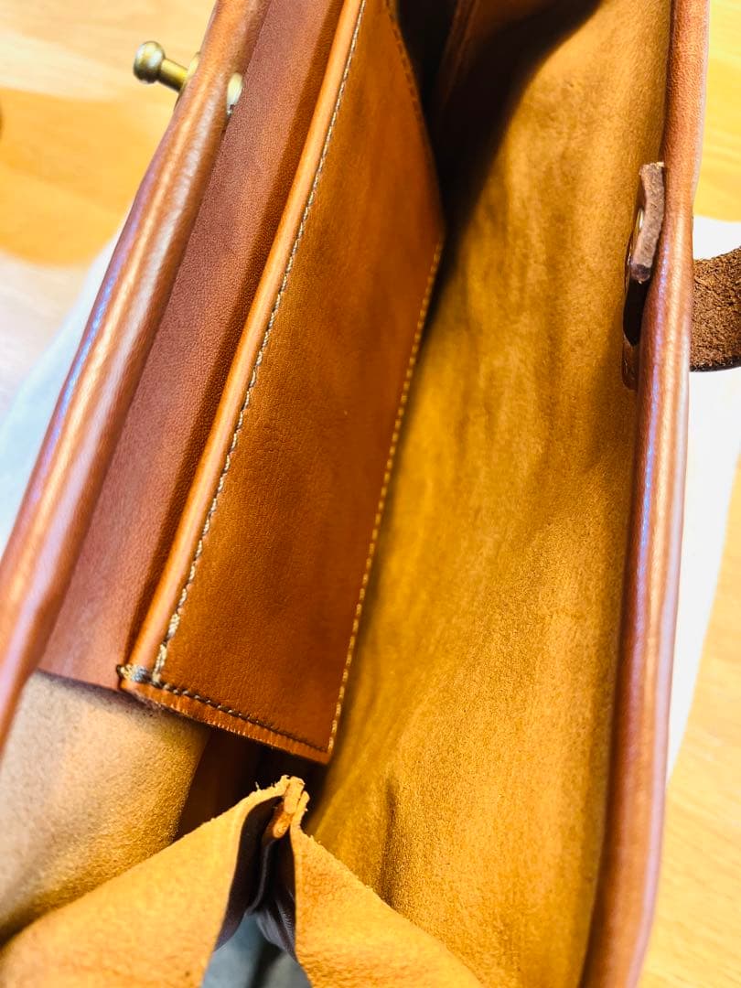 ナナ様 HERZ Organ クラッチバッグ Sサイズ アンバー