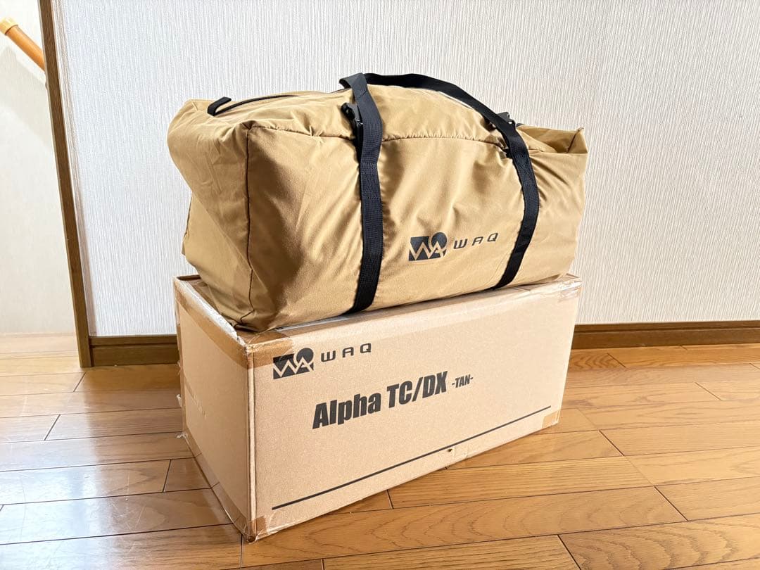 WAQ Alpha TC SOLO DX ソロ用テント　煙突穴付（カラー:タン）