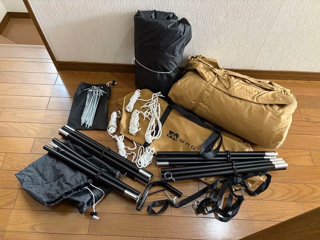 WAQ Alpha TC SOLO DX ソロ用テント　煙突穴付（カラー:タン）