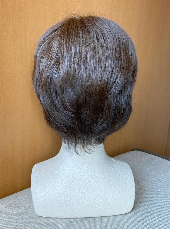 マダムヒロコ　キューティーショート　総手植え　人毛MIX　 ブラウン