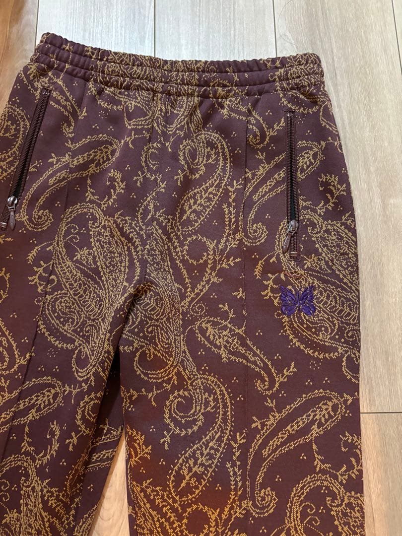 Needles ／BEAMS BOY ブラウン ペイズリー柄 トラックパンツ