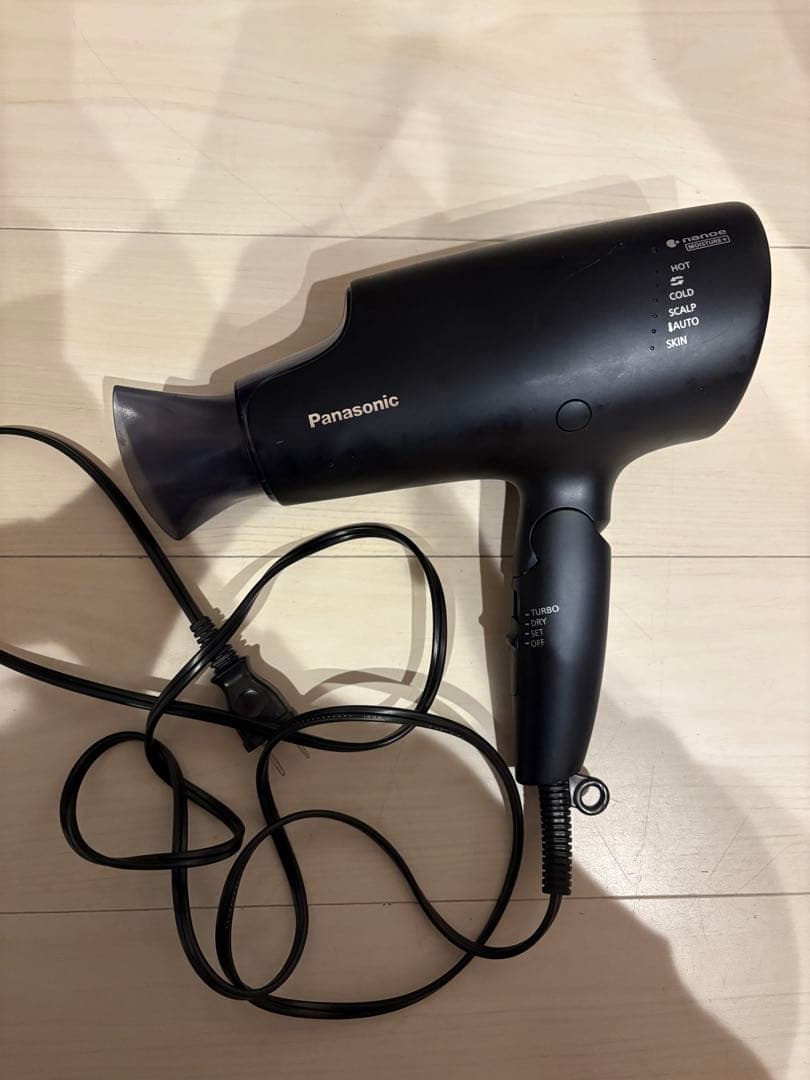 Panasonic ヘアドライヤー ブラック 2022年製