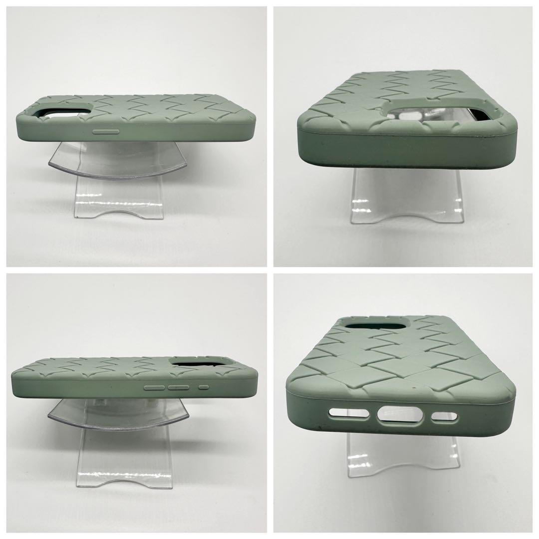 Bottega Veneta iPhone14 Proケースイントレ柄★C46