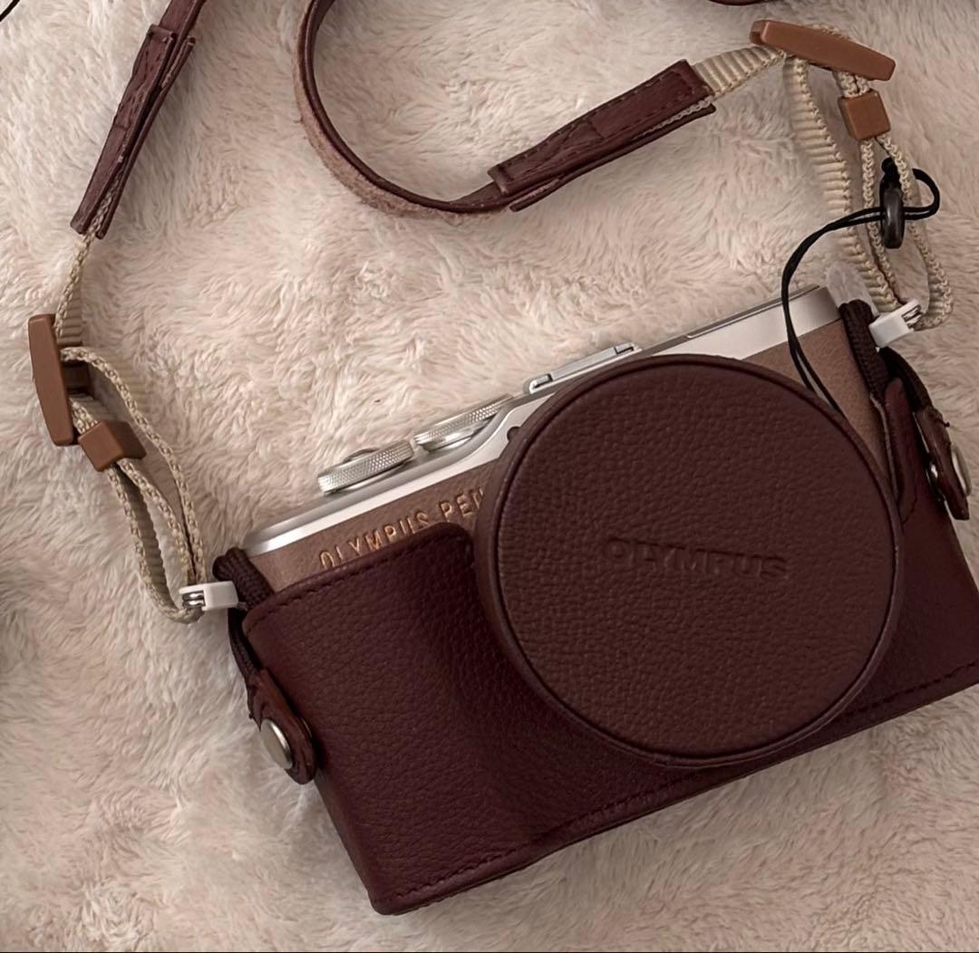 OLYMPUS PEN E-PL10 ダブルズームキット（ブラウン）