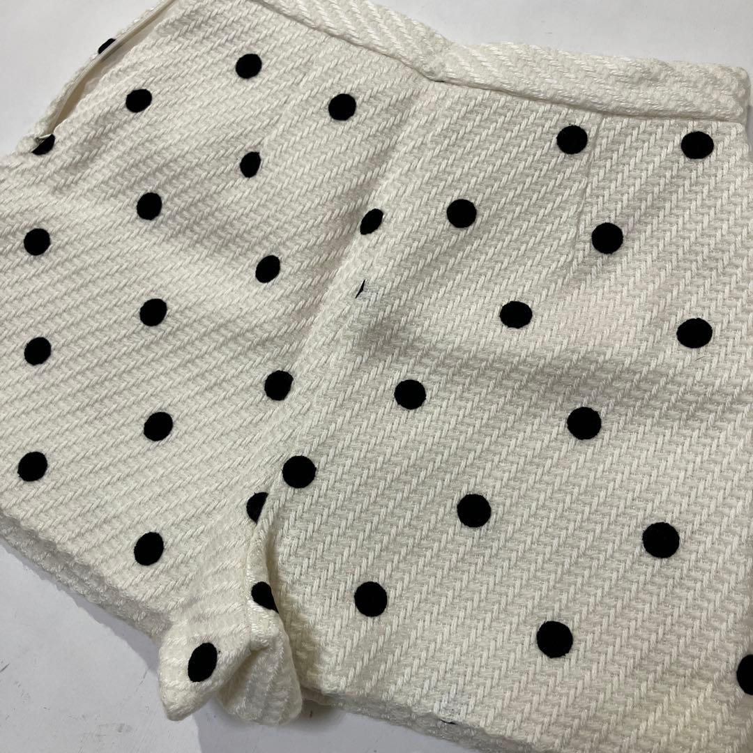 ＊美品＊sheller シェリエ／ツイードドットキュロット