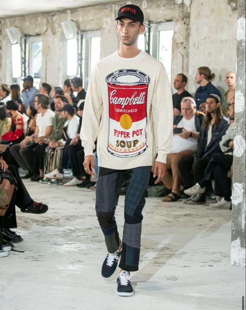 希少JUNYA WATANABE MAN アンディウォーホール　コットンニット