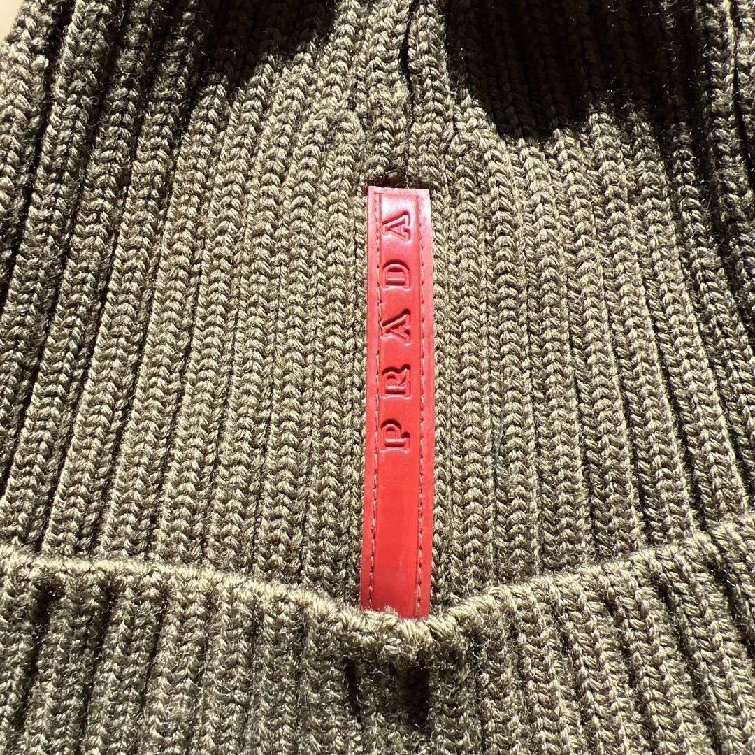 i*i様 PRADA SPORTS オリーブグリーン ニット帽