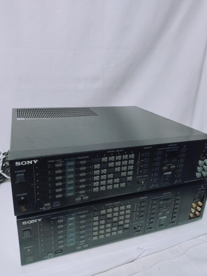 2台セット SONY ビデオ オーディオ セレクター SB-V3000