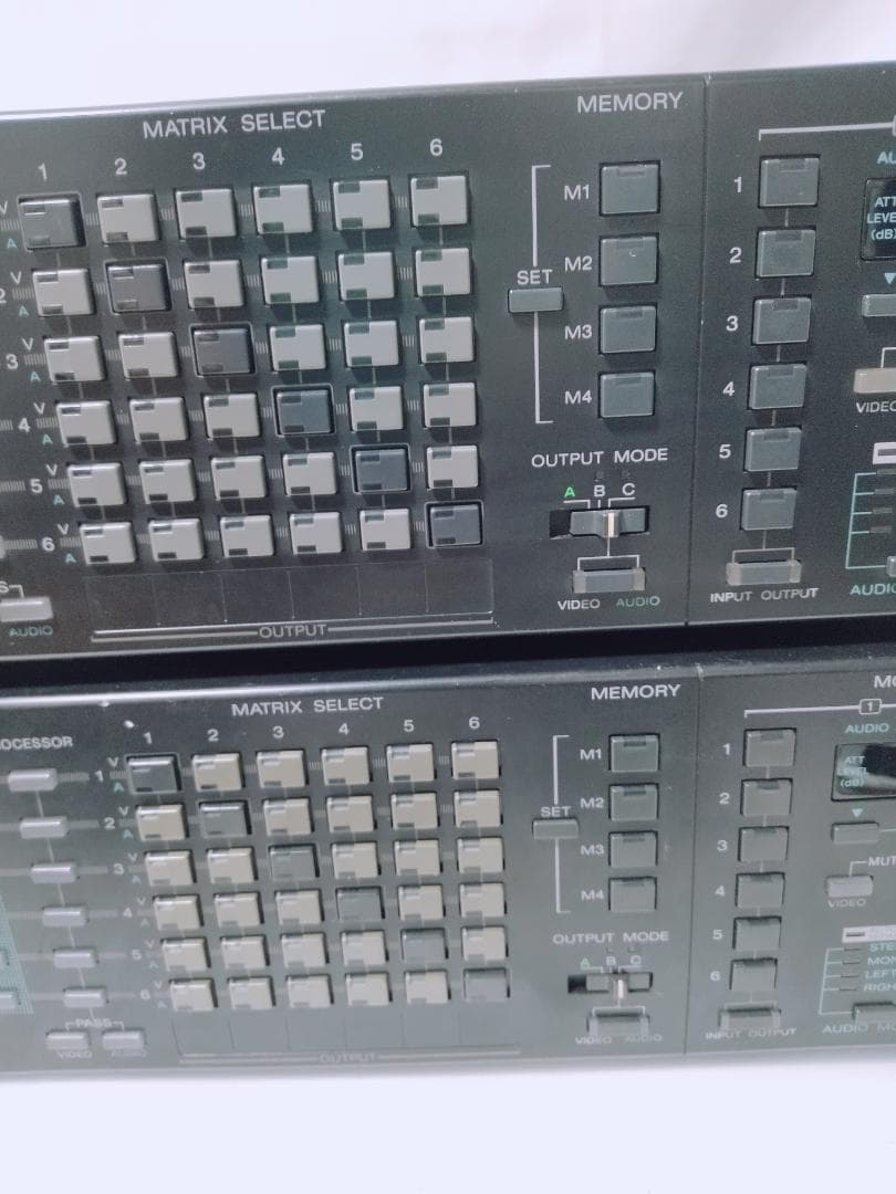 2台セット SONY ビデオ オーディオ セレクター SB-V3000