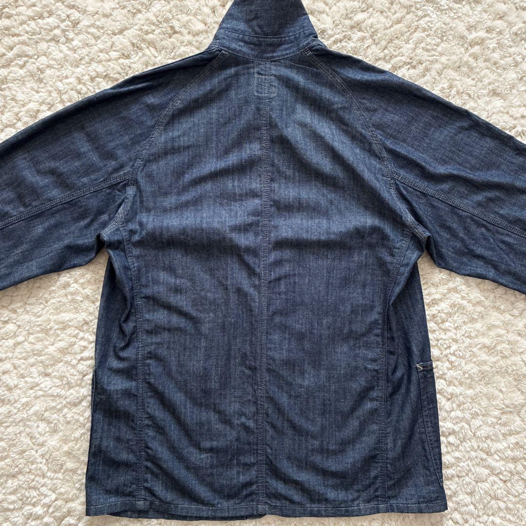 美品濃紺USA製POST OVERALLS デニムカバーオール M エンジニア