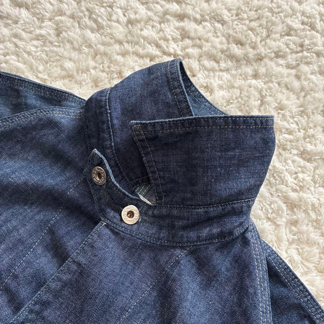 美品濃紺USA製POST OVERALLS デニムカバーオール M エンジニア