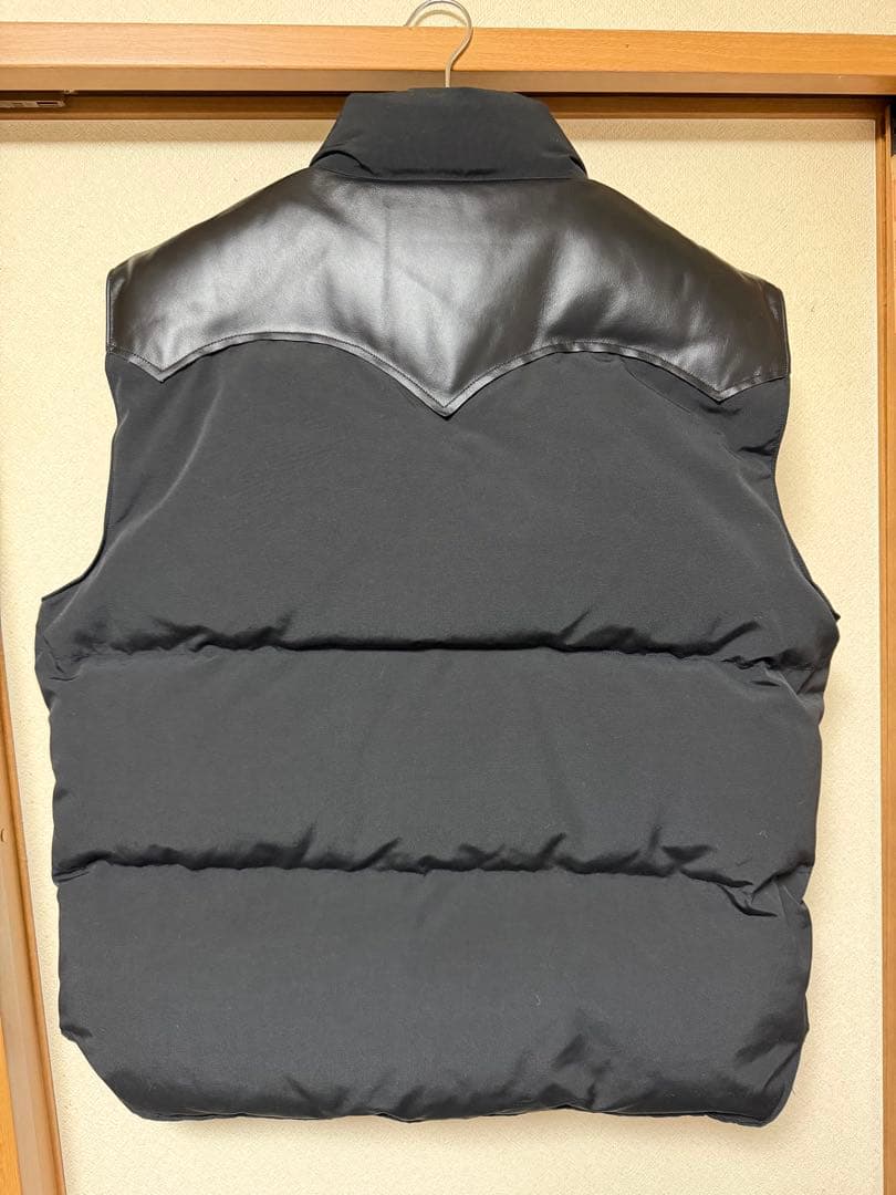 Sugar Cane ×BEAMSコラボ　ブラックダウンベストXL