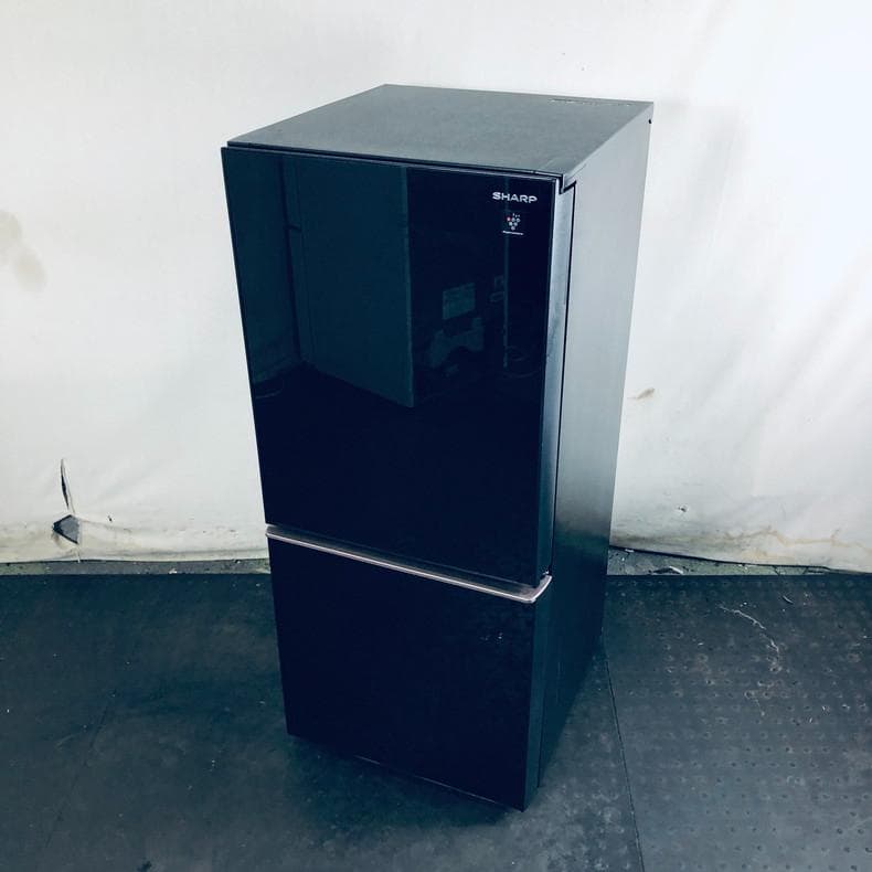 ★送料・設置無料★ 中古 2ドア冷蔵庫 シャープ (No.1041)