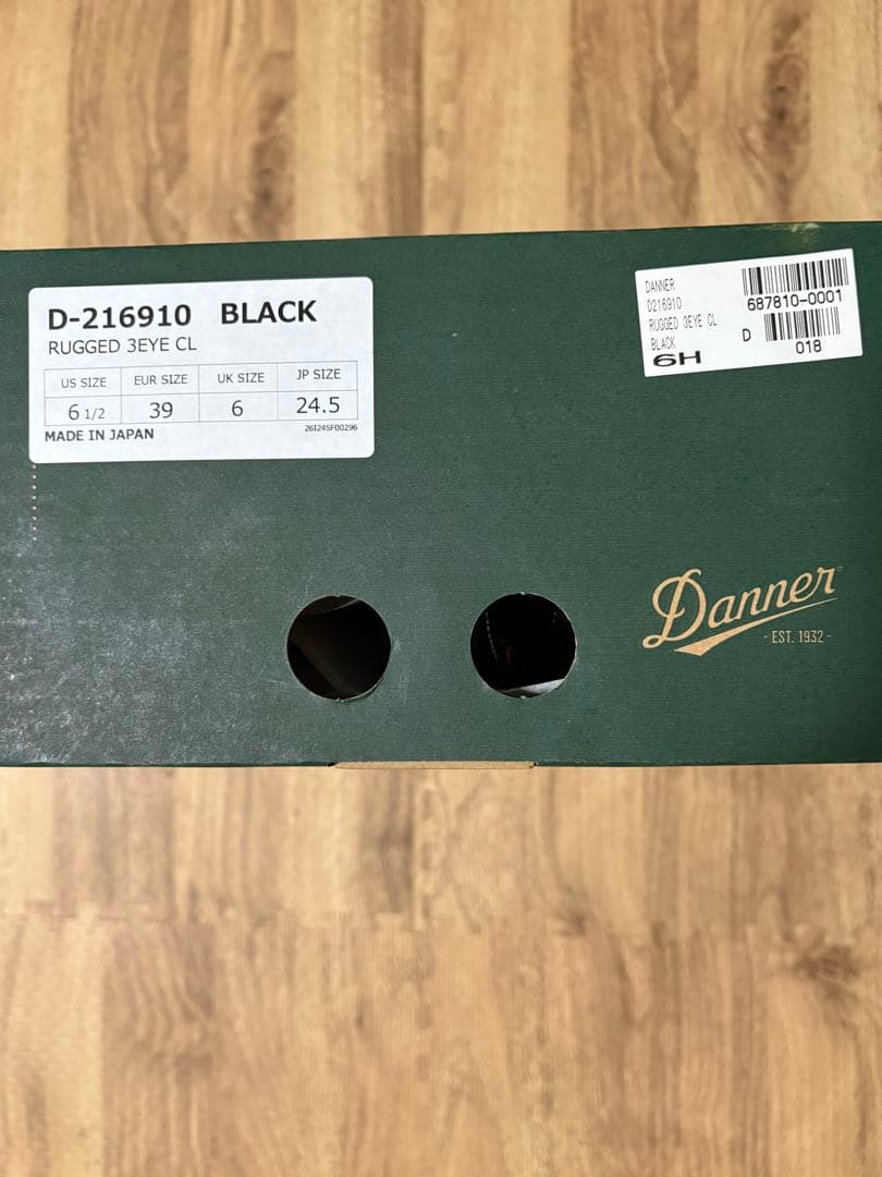 靴 Danner RUGGED 3EYE CL D216910 BLACK