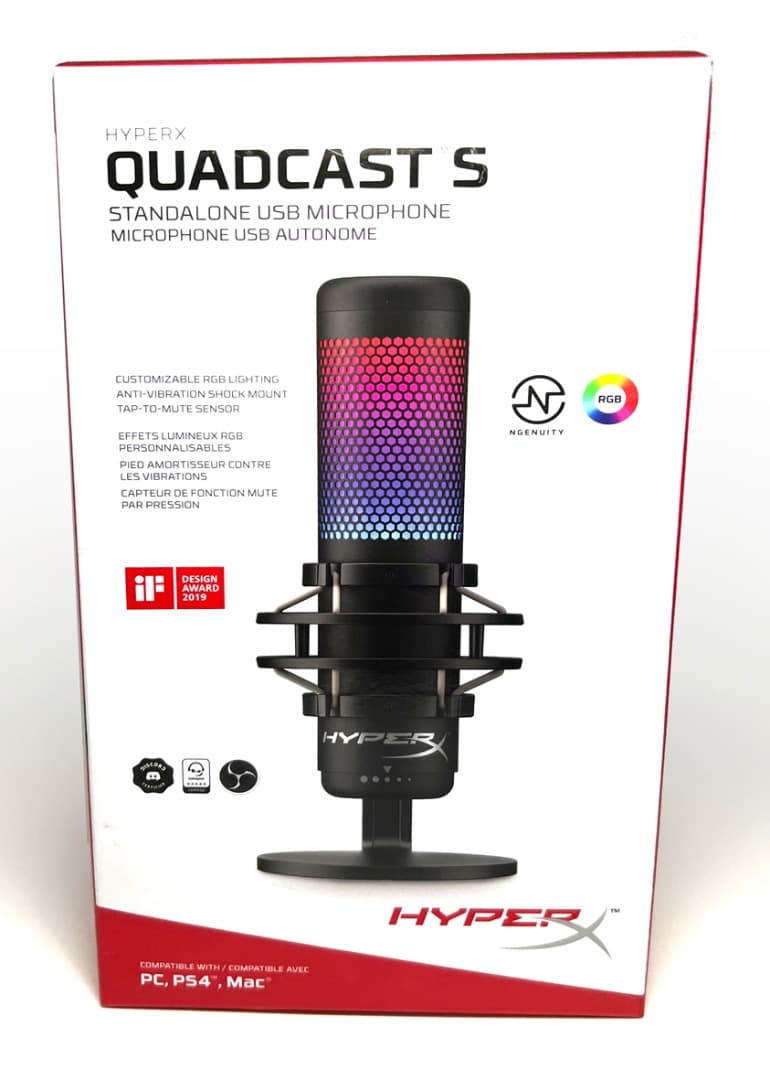ハイパーエックス マイク HyperX QuadCast S RGB