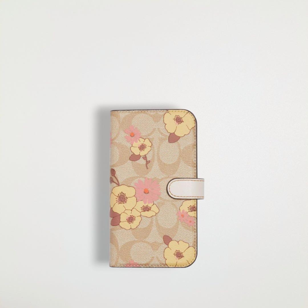 コーチ COACH iPhone 14 PRO ケース フォリオ・シグネチャー