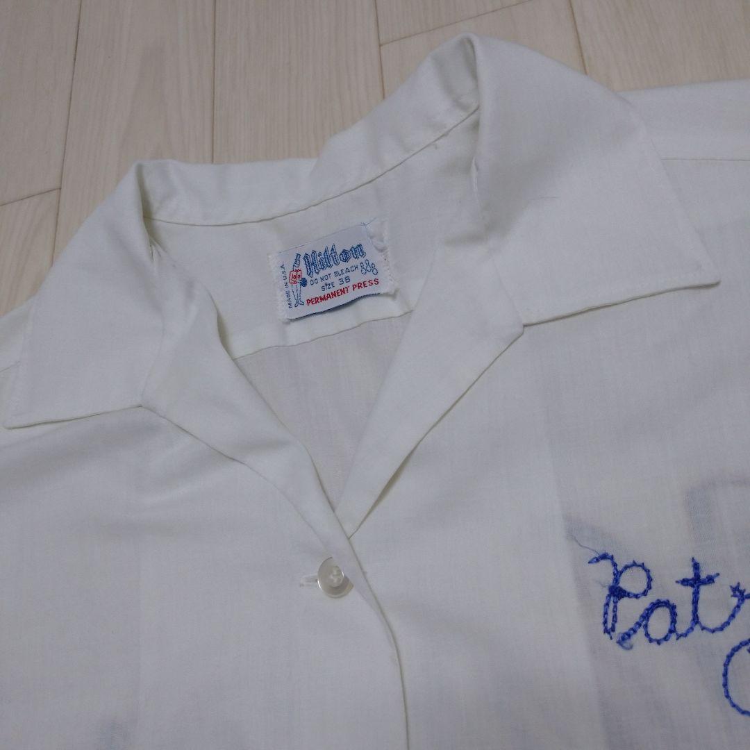 ヒルトン ボーリングシャツ ヴィンテージ チェーンステッチ