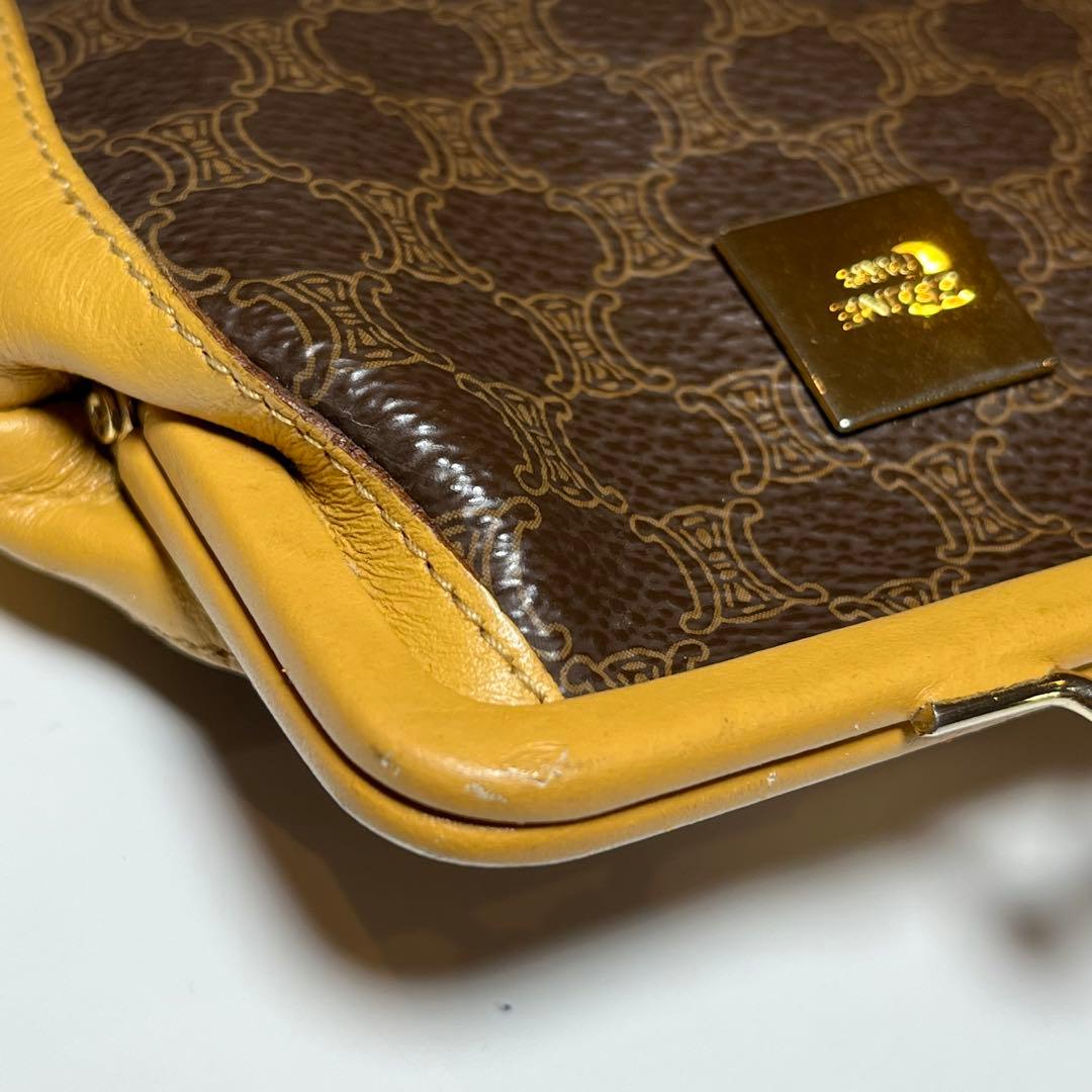 CELINE セリーヌ トリオンフ がま口財布 ヴィンテージ オールドセリーヌ
