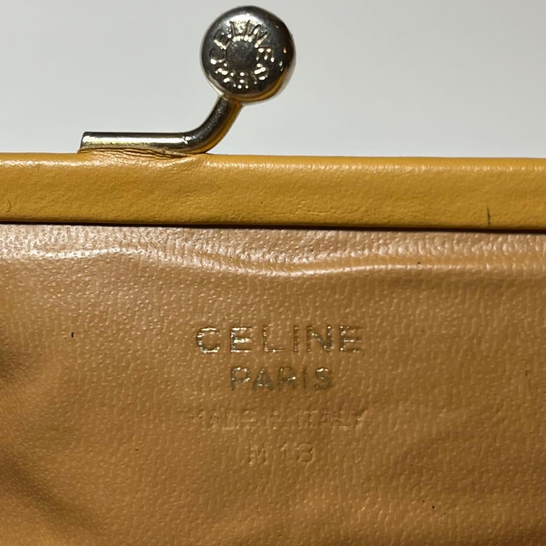 CELINE セリーヌ トリオンフ がま口財布 ヴィンテージ オールドセリーヌ