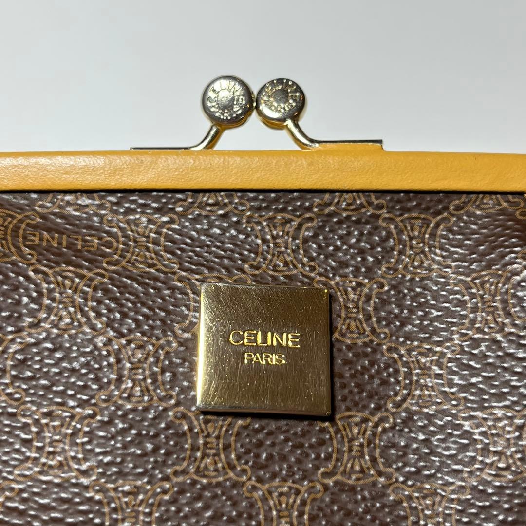 CELINE セリーヌ トリオンフ がま口財布 ヴィンテージ オールドセリーヌ