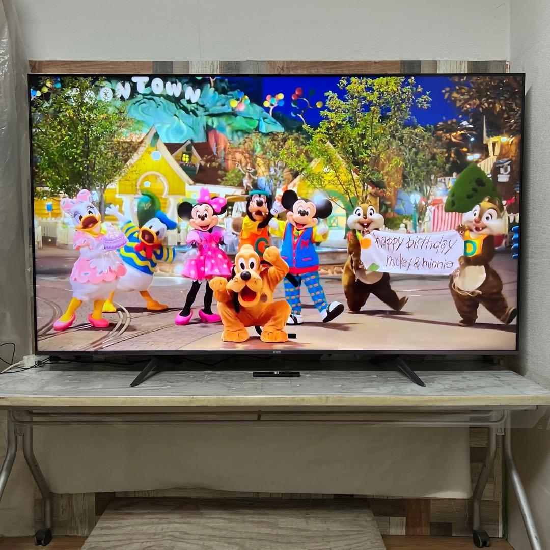 全国送料込❣️未使用Xiaomi 量子ドット4K75型チューナーレスTV2025年