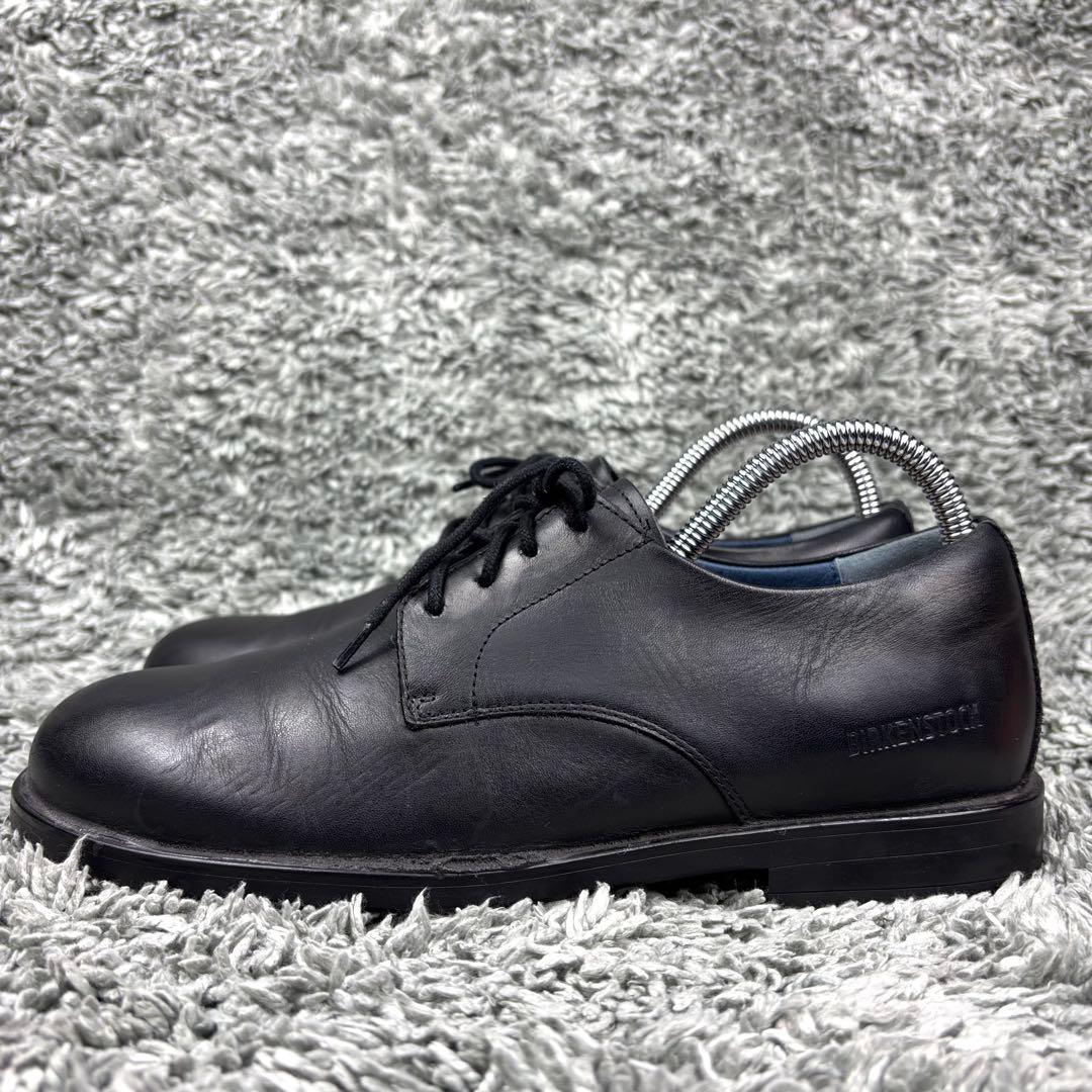 Birkenstock ジャレン ブラック 40 レザー プレーントゥ