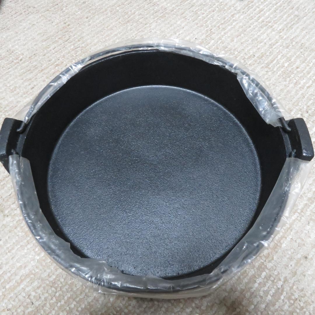 未使用　保管品　すき焼き鍋　28㎝　鉄なべ　鉄鍋　４㎏位　まとめて　4個