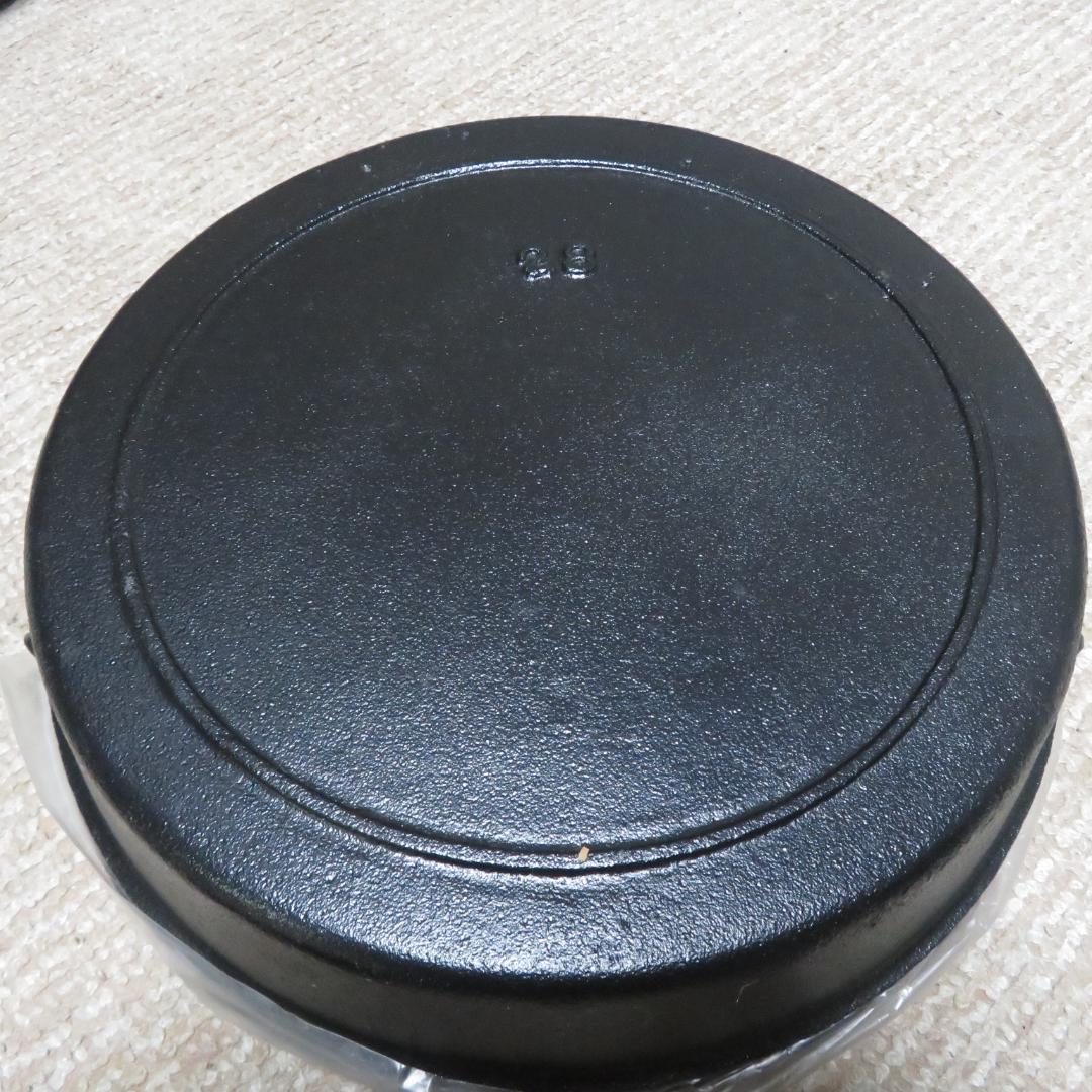 未使用　保管品　すき焼き鍋　28㎝　鉄なべ　鉄鍋　４㎏位　まとめて　4個