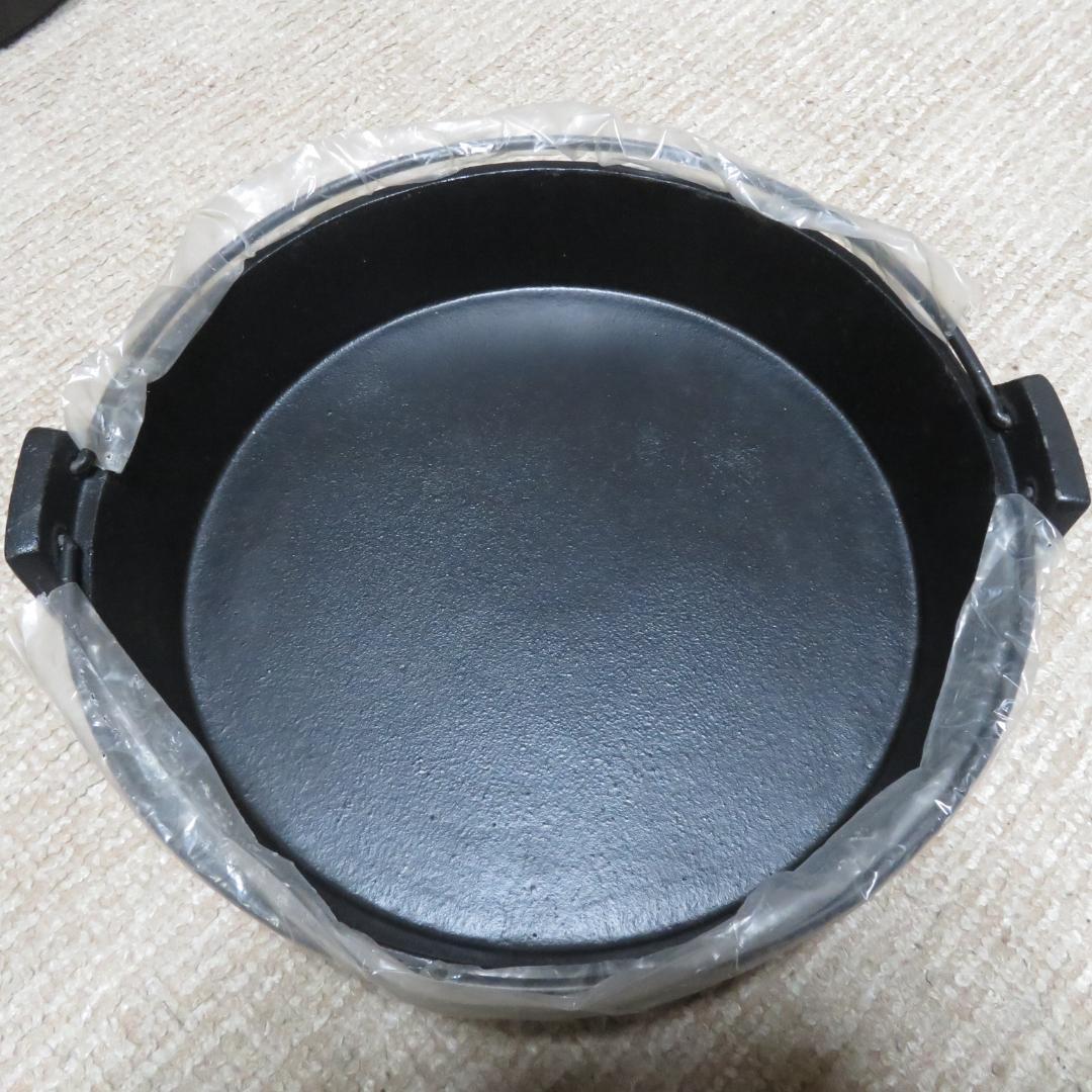 未使用　保管品　すき焼き鍋　28㎝　鉄なべ　鉄鍋　４㎏位　まとめて　4個