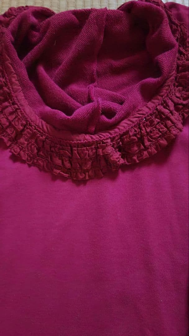 ピンクハウス　2022　フリル使いフーディチュニック　定価30800円