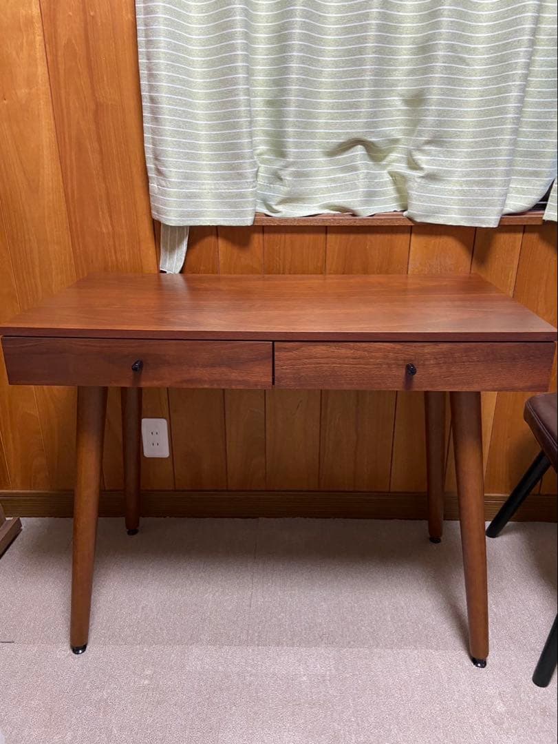 ニトリ デスク N エリン 90 ミドルブラウン