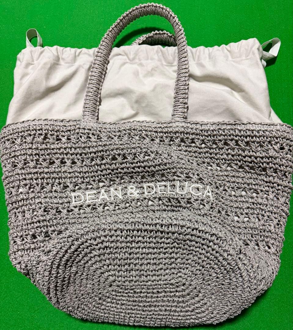 美品DEAN&DELUCA BEAMS クロッシェM保冷バッグ付きグレー
