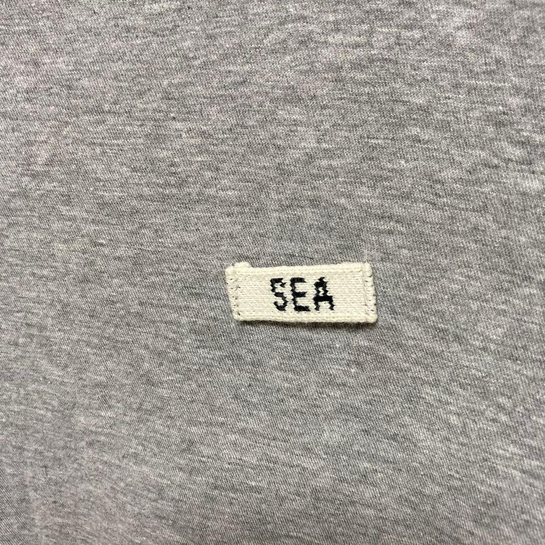 SEA グレー ヴィンテージコットン L/S TEE ロンT シー rie