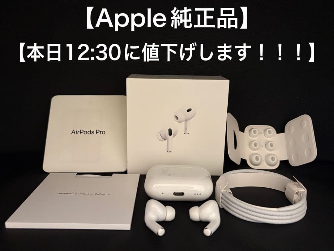 【Apple純正/美品】AirPodsPro 第2世代 Type-C