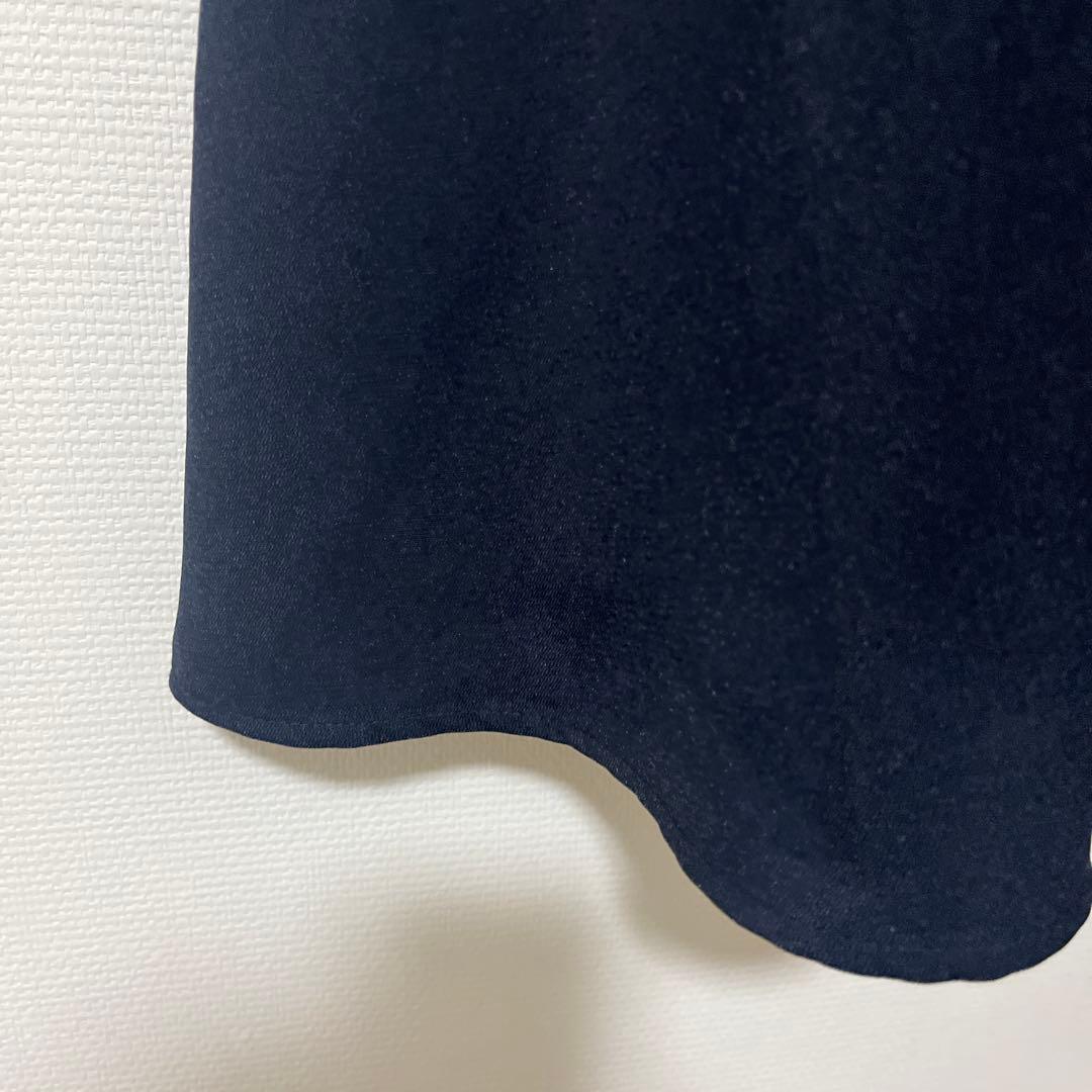 ✨美品SHIPS any ダブルクロスＡライン シャツワンピース