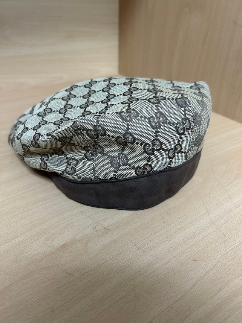 GUCCI グッチ　ハンチング　GG柄　美品