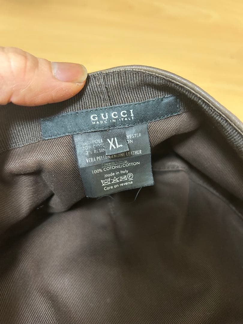 GUCCI グッチ　ハンチング　GG柄　美品