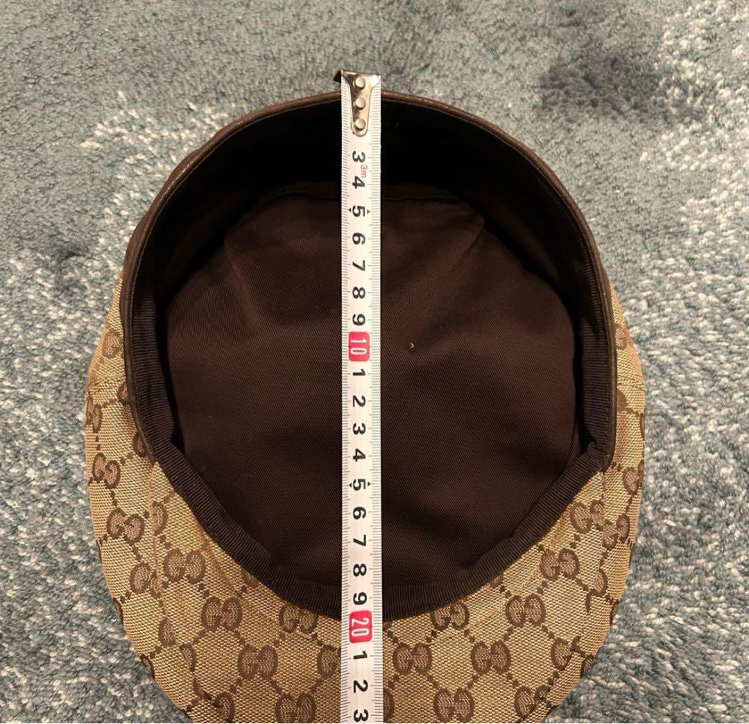 GUCCI グッチ　ハンチング　GG柄　美品