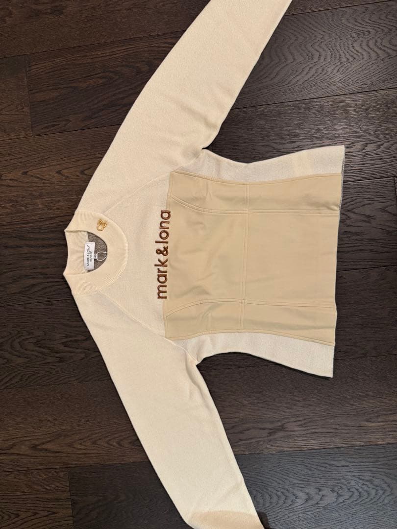 mark&lona スウェット 40サイズ アイボリー/ベージュ