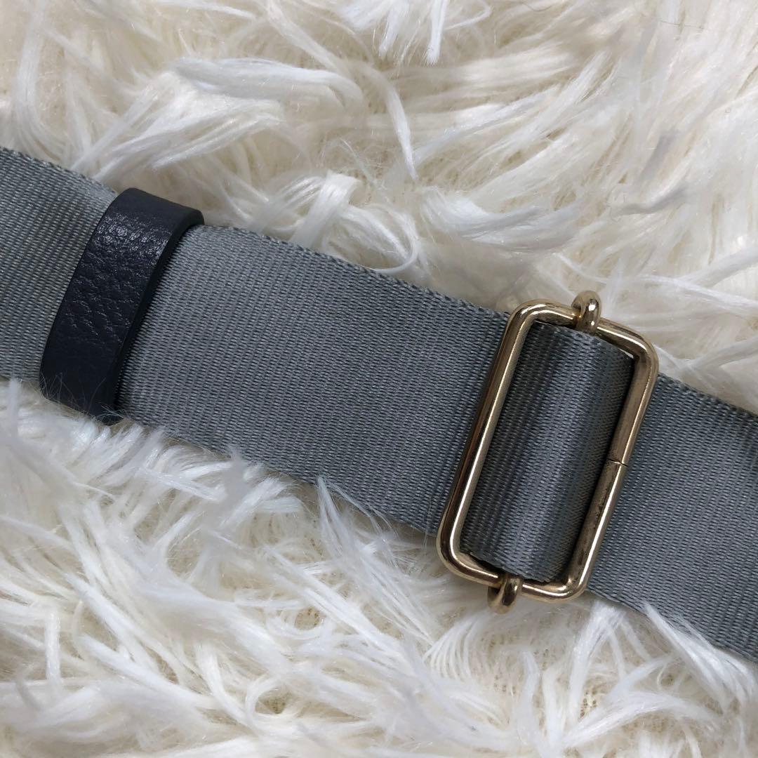 極美品⭐️ ラシット　コットンジャガード　アシンメトリー　ボディーバッグ