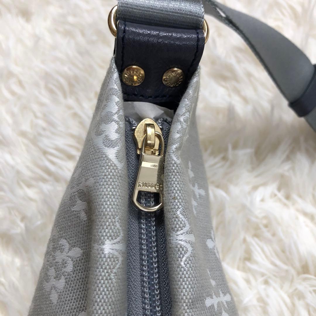 極美品⭐️ ラシット　コットンジャガード　アシンメトリー　ボディーバッグ