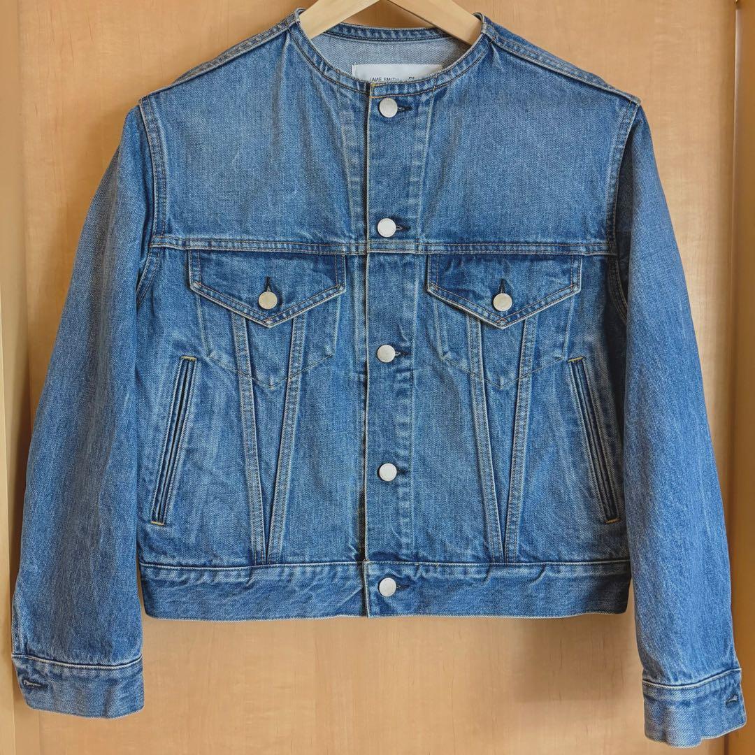 JANE SMITH × Plage 別注 ノーカラー デニムジャケット 36