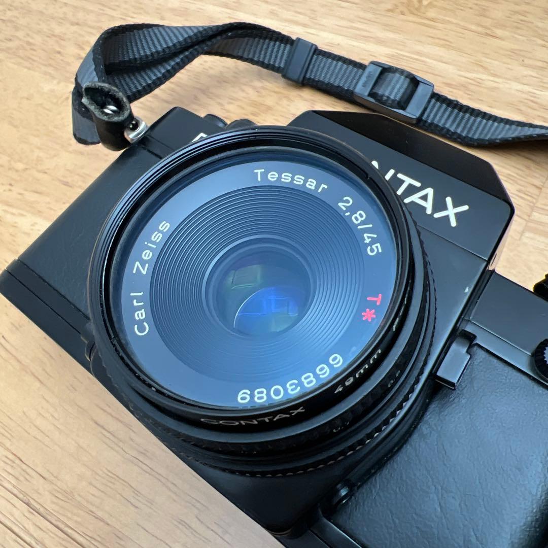 CONTAX RTS Ⅱ QUARTZ & tessar 2.8/45