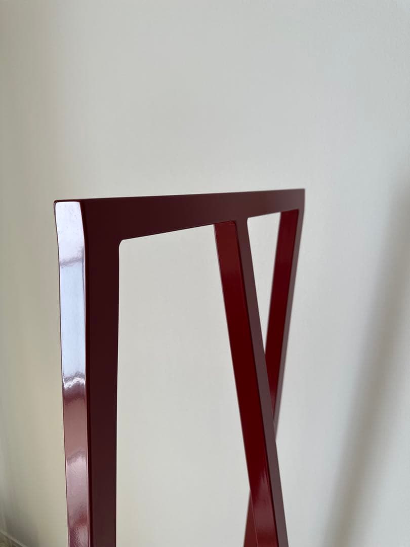 【土日割引中！】HAYのハンガーラック★赤い金属製ハンガーラックフレーム