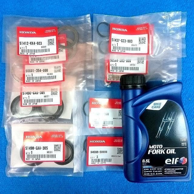 ホンダ純正 NS-1 フロントフォーク elfオイル付き オーバーホールセット